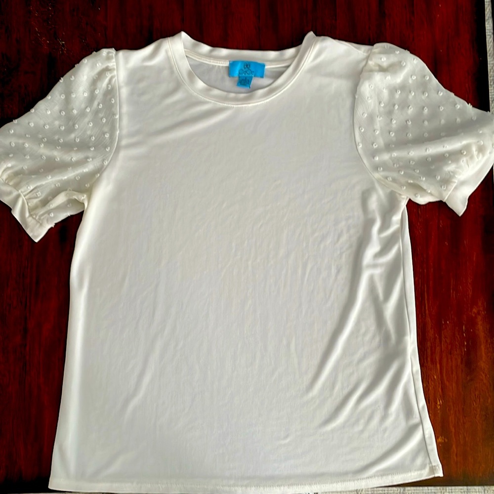 Cece white blouse